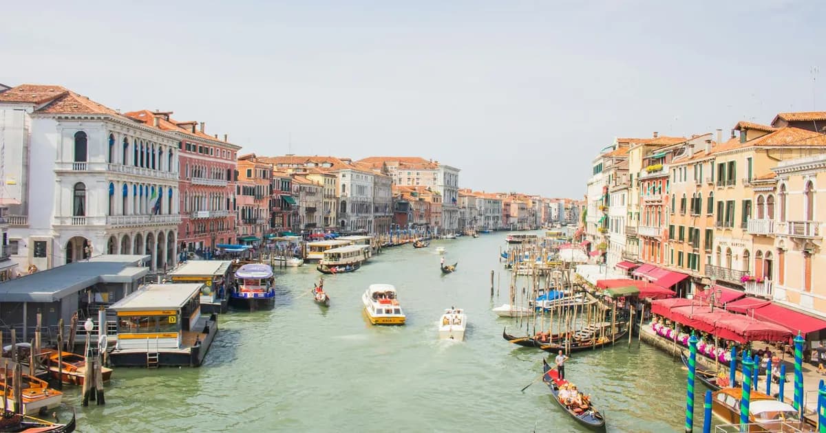 Venice Grand Canal gondola